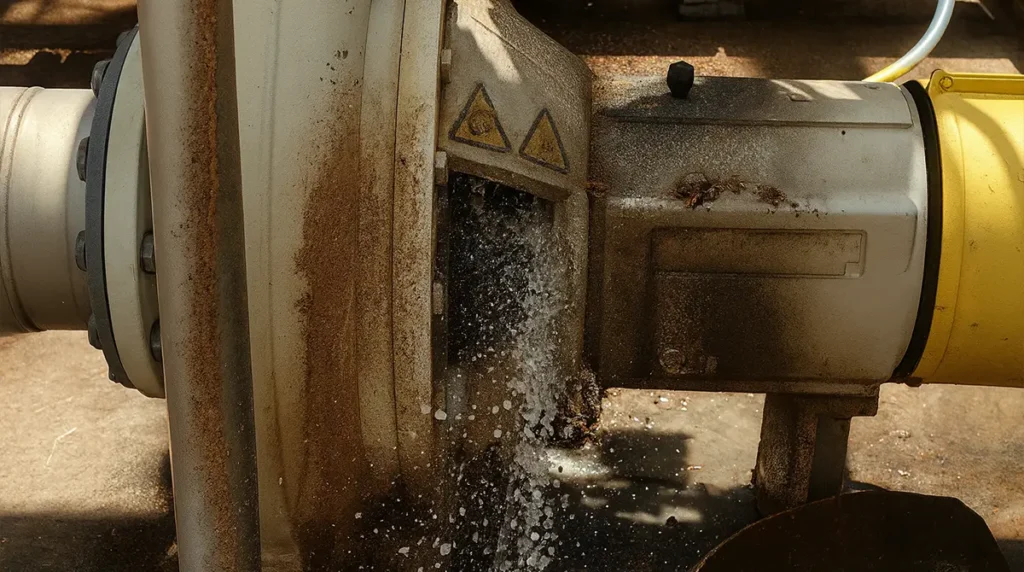 از روی نشتی آب بفهمید کدام قطعه پمپ خراب شده