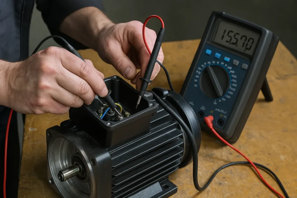 چگونه بفهمیم مشکل از پمپ است یا الکتروموتور؟